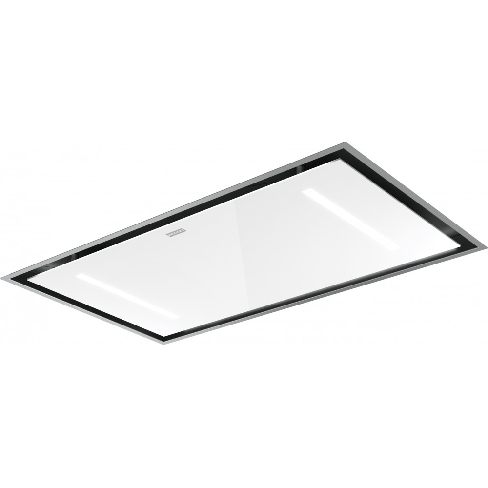 Franke FCMY 90 C WHG A 2B Cappa a soffitto 90 cm in Cristallo Bianco, Classe Energetica A , 250 W, 520 m³/h
