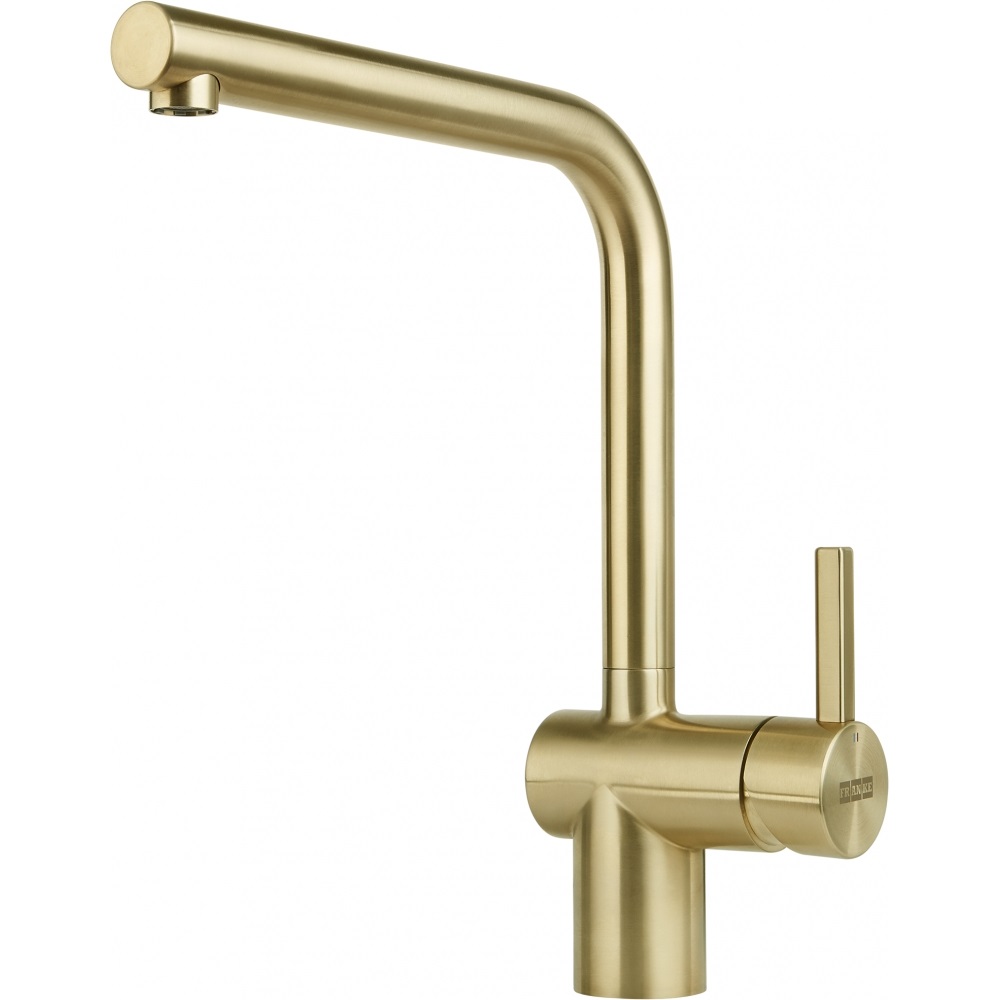 Franke Miscelatore Monocomando Atlas Neo Oro - Canna Girevole, Acciaio Inox PVD Gold, Altezza 297 mm