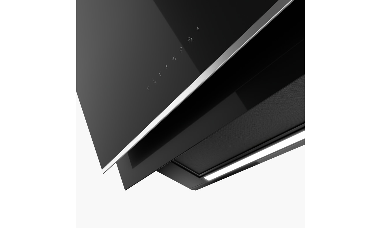 Franke 330.0682.352 Cappa Aspirante a Parete 90 cm Nero 450 m³/h A con Touch Control