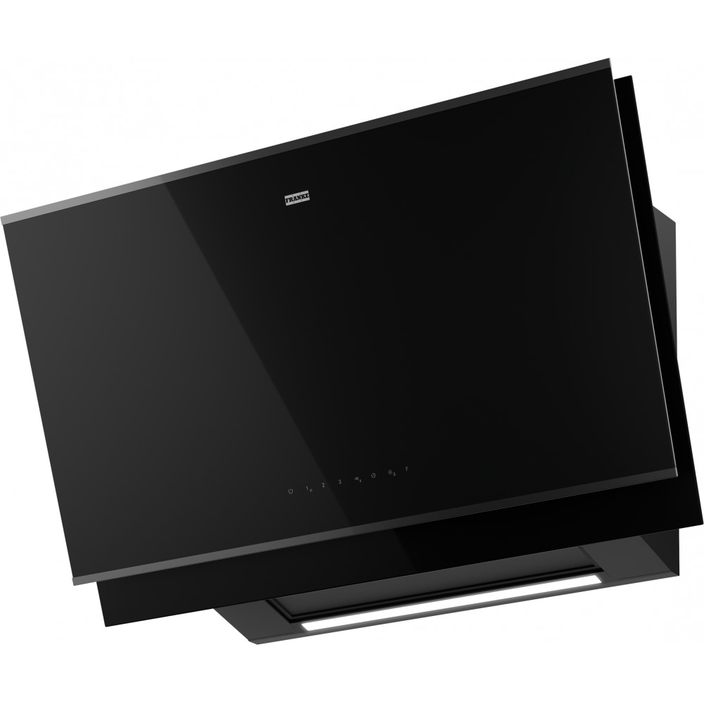 Franke FMY PRO 907 FM BK/BK MATT Cappa a parete 90 cm Cristallo Nero 450 m³/h A Touch Control