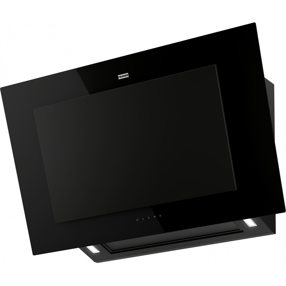 Franke Cappa a Parete Maris Matt Pro FMA PRO 907 BK/BK MATT 90 cm Cristallo Nero Classe A 450 m³/h
