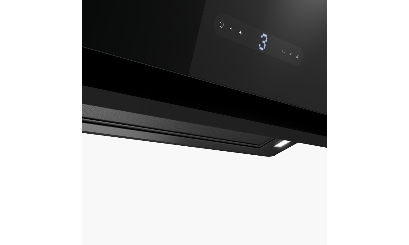 Franke FMA 2.0 PRO 807 BK Cappa Aspirante a Parete 80 cm Cristallo Nero 450 m³/h A Touch Control