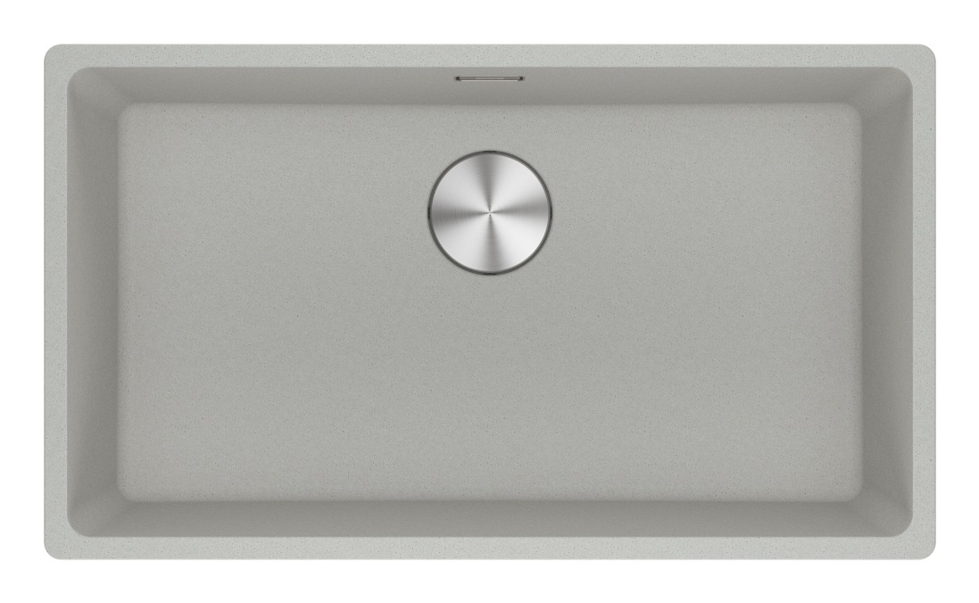 Franke MRG 110-72 Lavello Montato su Piano Rettangolare in Fragranito - 1 Vasca 75.3x43.3 cm