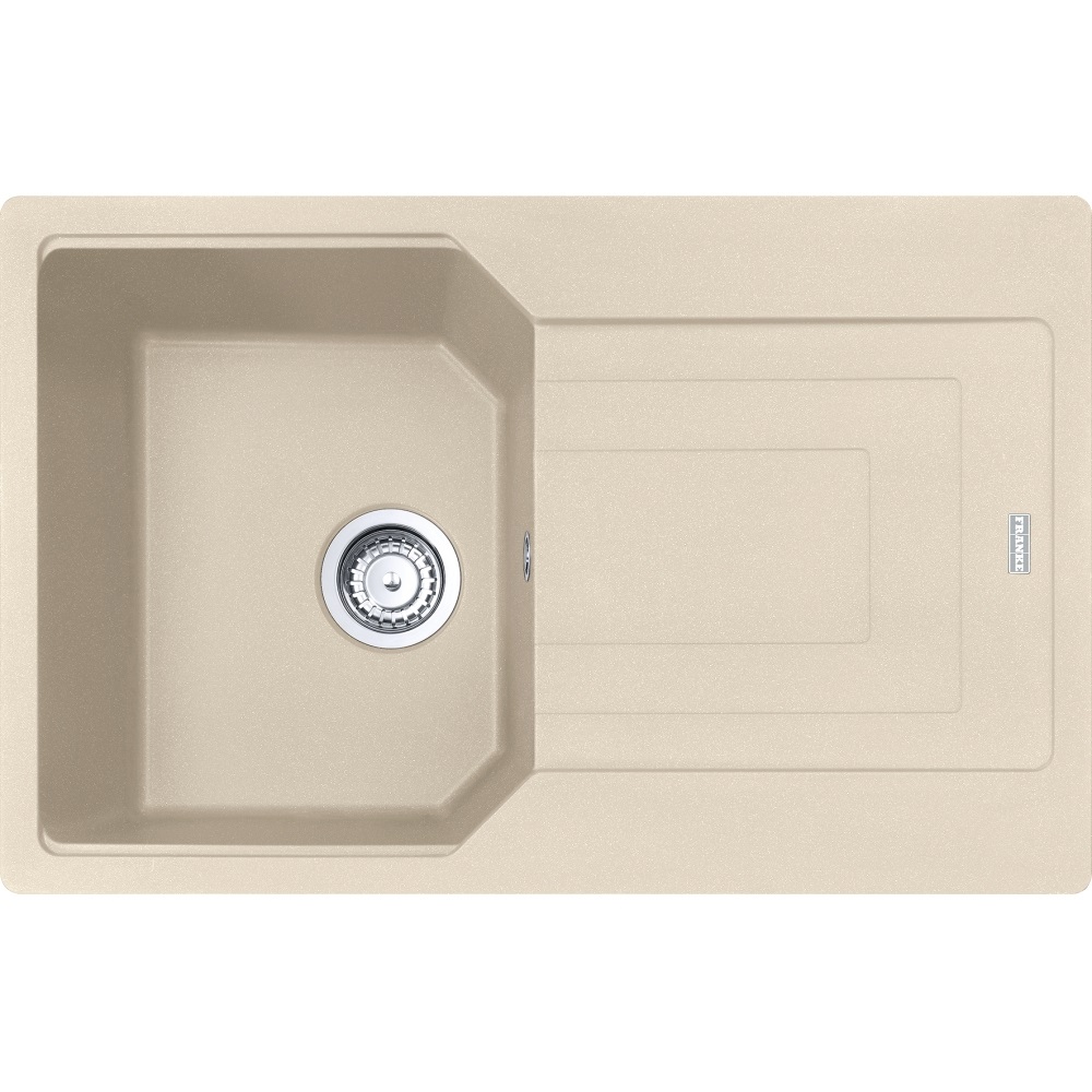 Franke UBG 611-78 Lavello da Incasso 1 Vasca 78 x 50 cm Fragranite Avena con Gocciolatoio Reversibile