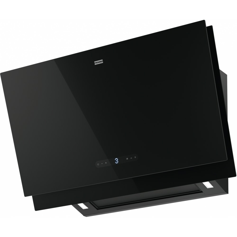 Franke FMA 2.0 PRO 907 BK KL Cappa Aspirante a Parete Nero e Grigio, Potenza 450 m³/h, Classe A, Controllo Touch