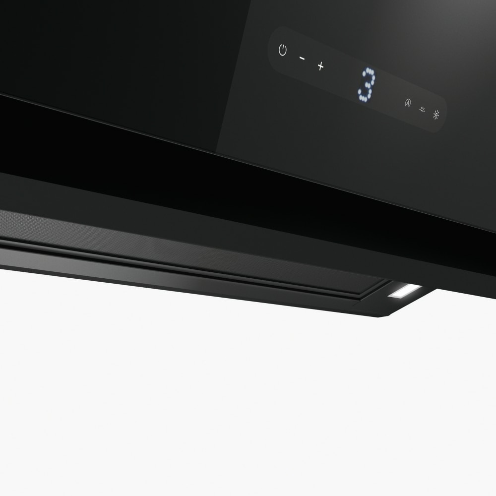 Franke FMA 2.0 PRO 807 BK KL Cappa Aspirante a Parete 80 cm Nero e Grigio, 450 m³/h, A , Touch Control