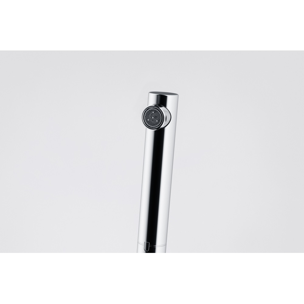 Franke Lina L Miscelatore Cucina Monocomando con Doccetta Estraibile - Cromo, Altezza 33,3 cm, Beccuccio a L in Ottone