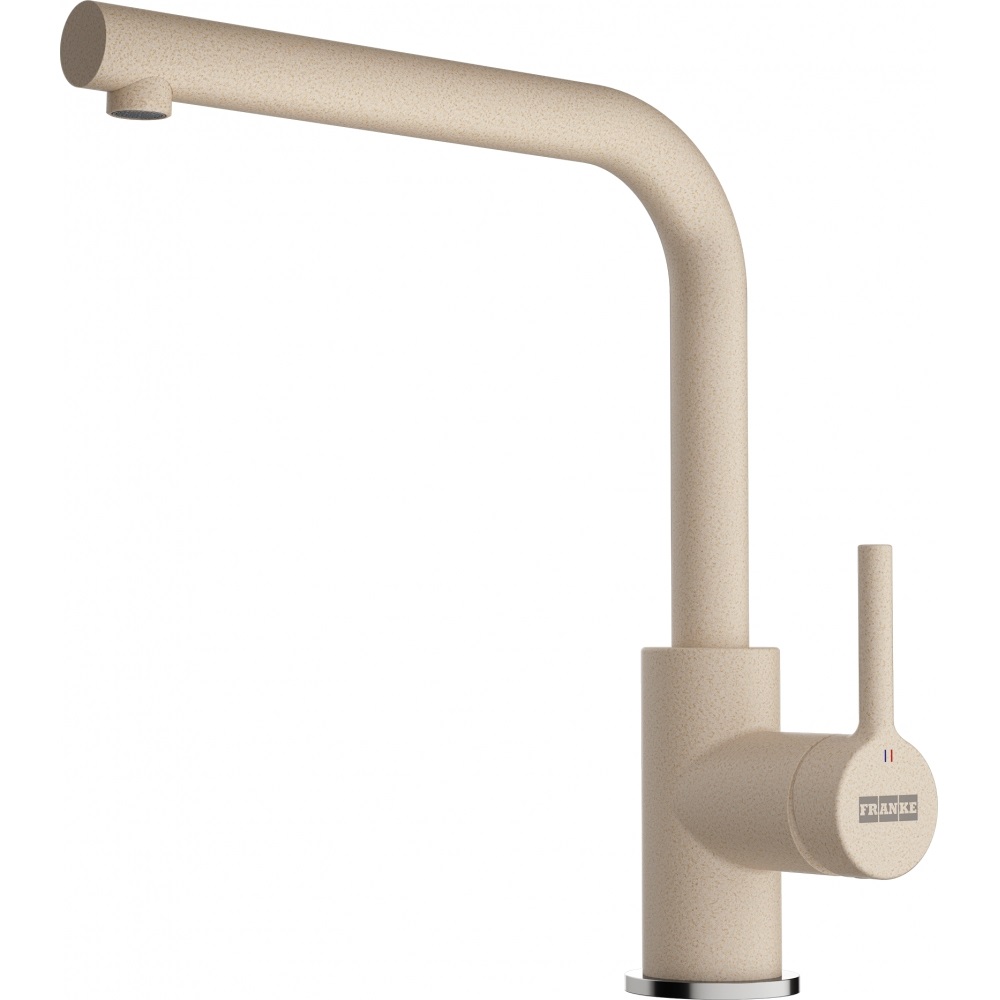 Franke Miscelatore Monocomando Lina L - Colore Avena, Beccuccio Standard, Altezza 28,4 cm, Ottone