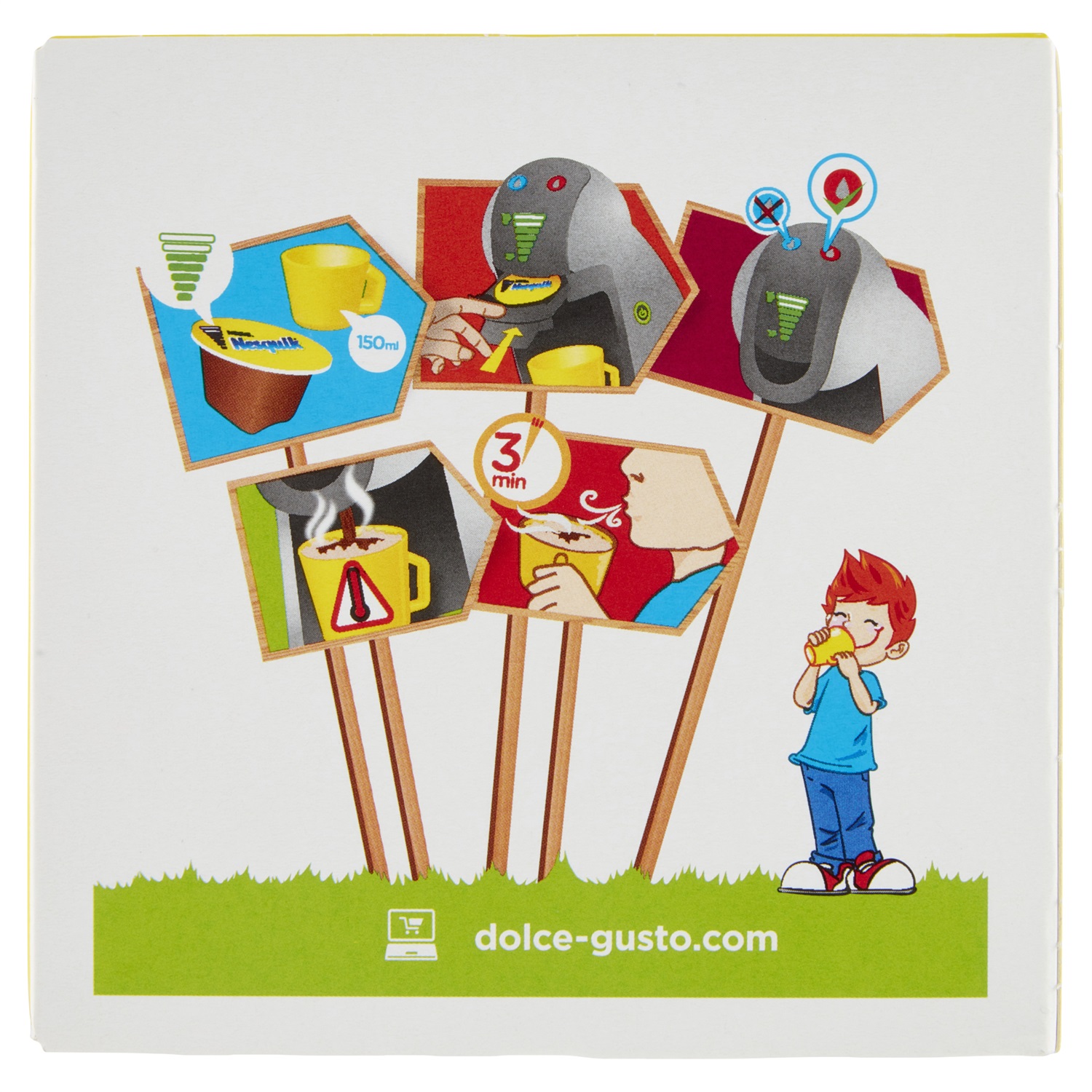 Nescafé Dolce Gusto Nesquik - 16 Capsule di Bevanda al Cioccolato con Latte