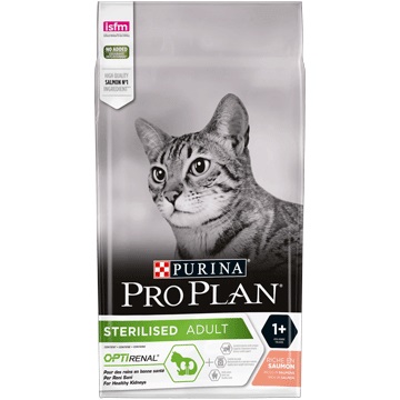 Purina Pro Plan Sterilised Adult Renal Plus Cibo Secco per Gatti Ricco in Salmone - 3 kg