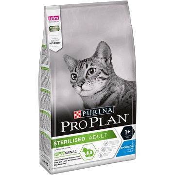 Purina Pro Plan Sterilised OPTIrenal Cibo Secco per Gatti Adulti Castrati con Coniglio - 400 g