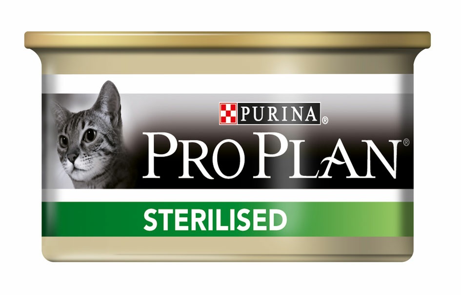 Purina Pro Plan Sterilised Paté Tonno e Salmone 85g - Alimento Completo per Gatti Anziani Sterilizzati