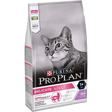 Purina Delicate Adult cibo secco per gatti 1,5 kg Adulto Tacchino
