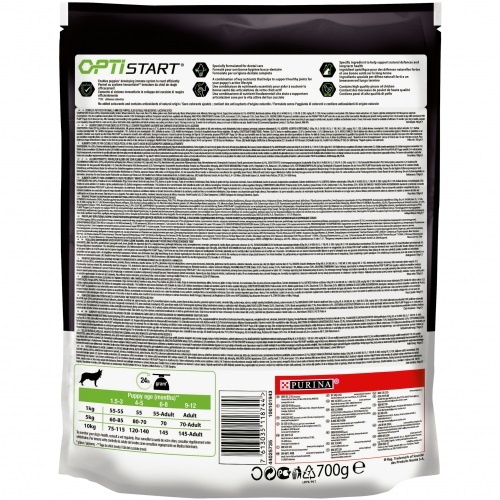 Purina Pro Plan Cibo Secco per Cani Cucciolo Mini Opti Start con Pollo - 700 g, Alimento Completo con Colostro