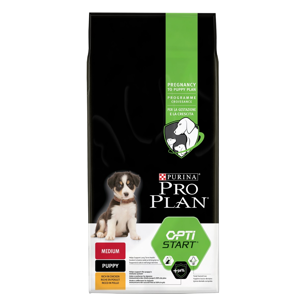 Purina Pro Plan Medium Puppy Healthy Start Cibo Secco con Pollo - 12 kg