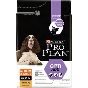 Purina Pro Plan Medium & Large Adult 7 Age Defence Cibo Secco Ricco in Pollo - 14 kg