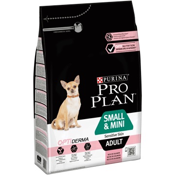 PURINA PRO PLAN Cibo Secco per Cane Adulto Small & Mini Sensitive Skin con Salmone - 7 kg