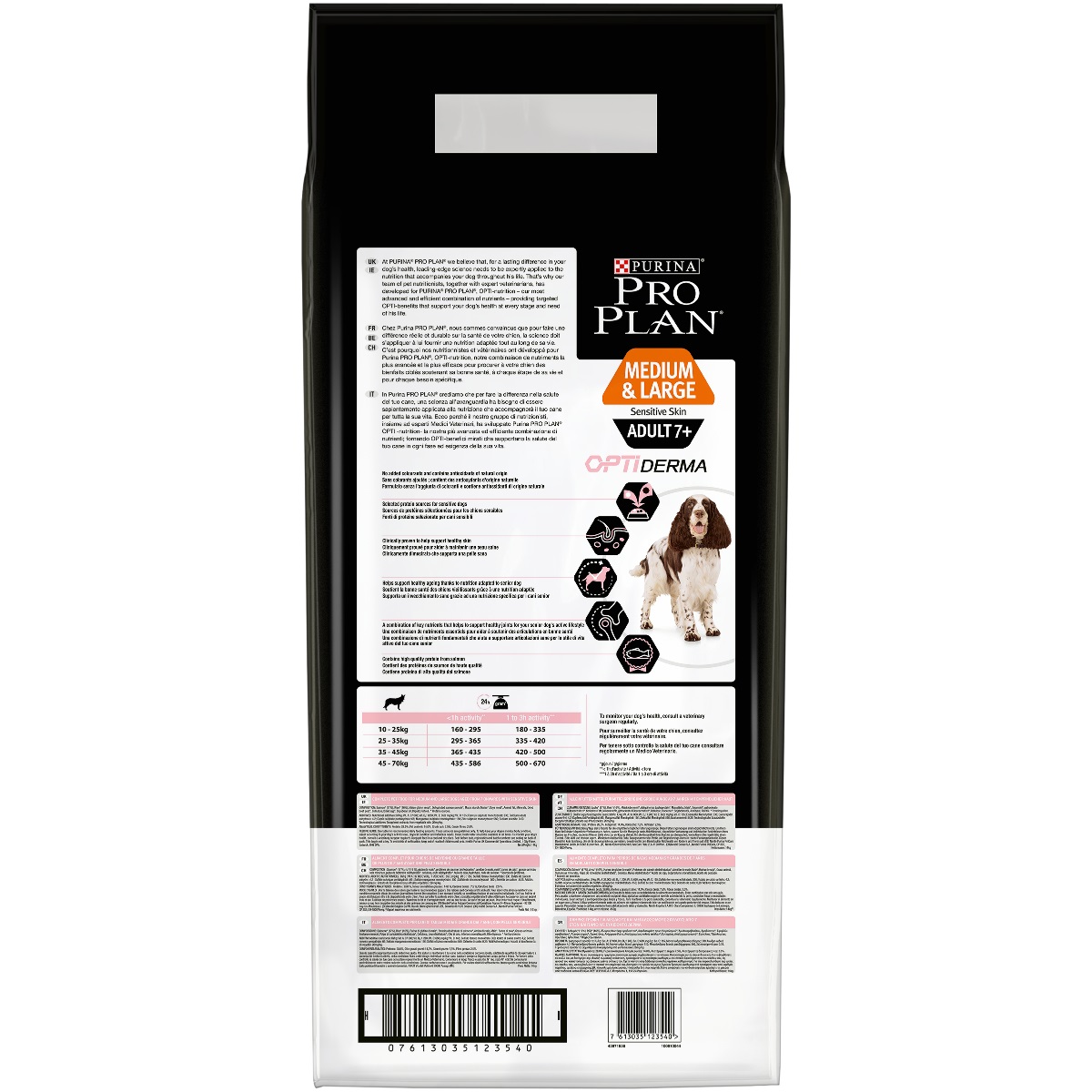 Purina Pro Plan Medium & Large Adult 7+ Sensitive Skin OPTIDERMA 14 kg Adulto Salmone