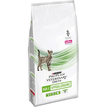 Purina Pro Plan Veterinary Diets HA Hypoallergenic cibo secco per gatti adulti 1,3 kg - Intolleranze alimentari e disturbi gastrointestinali