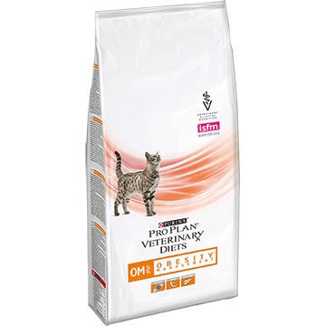 Purina VETERINARY DIETS Feline OM Obesity Management cibo secco per gatti 1,5 kg Adulto