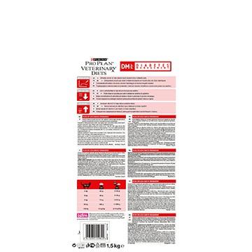 Purina VETERINARY DIETS Feline DM cibo secco per gatti 1,5 kg Adulto Trinciapollo