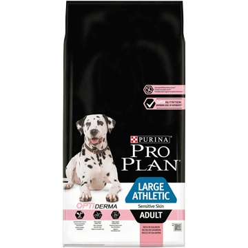 Purina Pro Plan Cibo Secco per Cani Adulto Large Athletic Sensitive Skin con Salmone - 14 kg