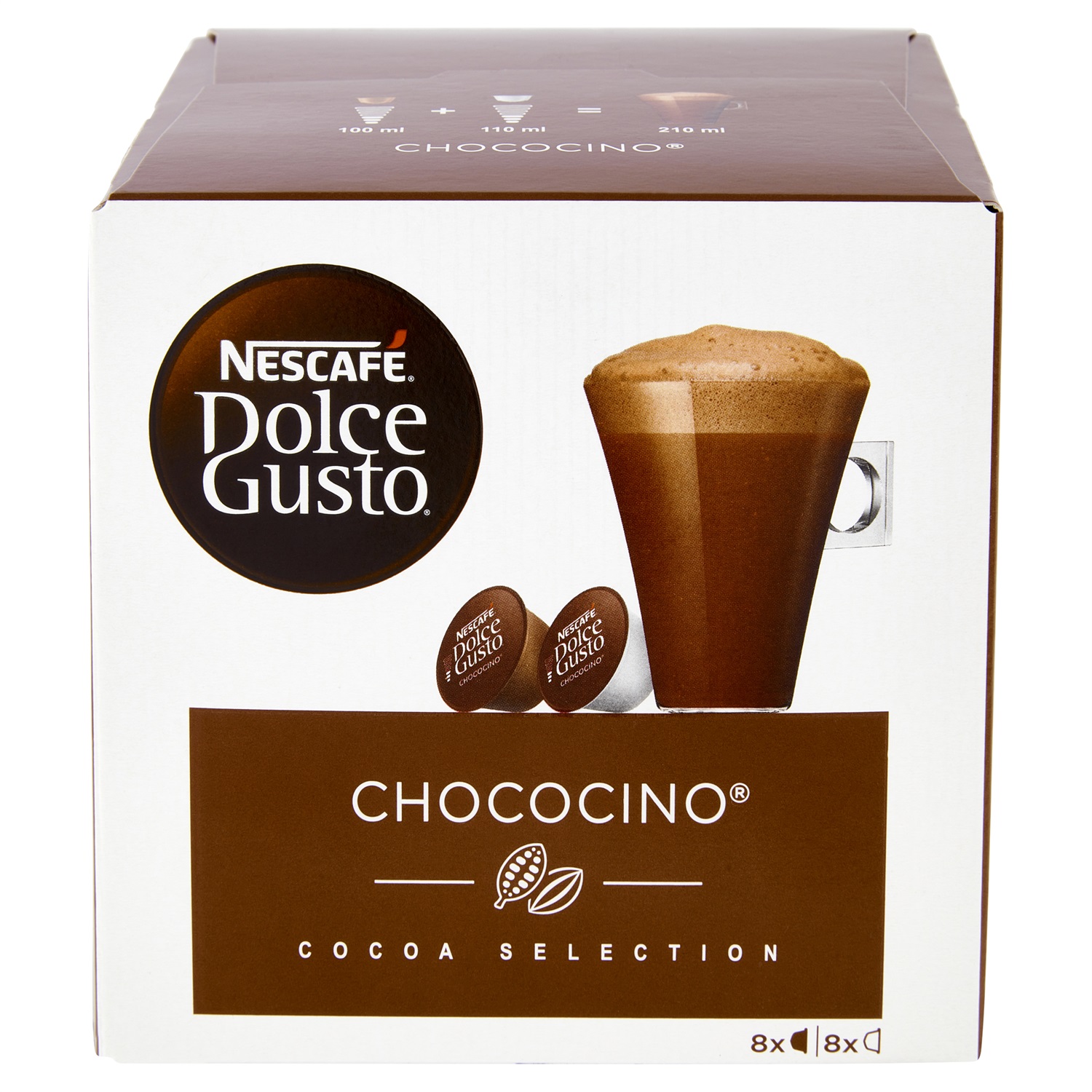 Nescafé Dolce Gusto Chococino - 16 Capsule di Bevanda al Cioccolato Cremosa