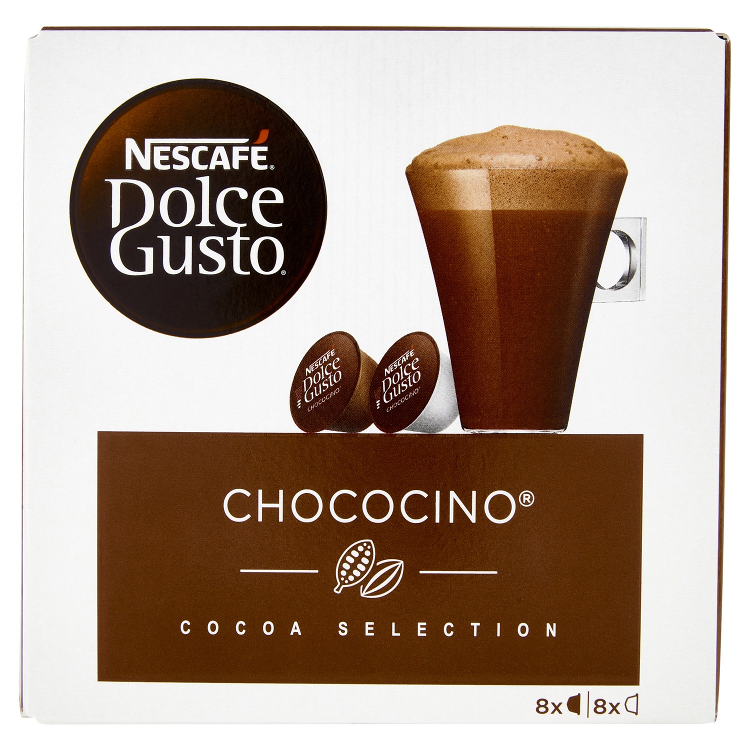 Nescafé Dolce Gusto Chococino - 16 Capsule di Bevanda al Cioccolato Cremosa