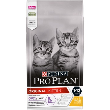 Purina Pro Plan Original Kitten Cibo Secco per Gattini con Pollo - 1,5 kg, Supporta la Crescita Sana e la Risposta Immunitaria