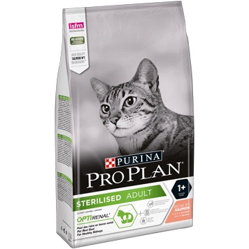 Purina Pro Plan Sterilised Adult 1 con Salmone - Cibo Secco Completo per Gatti Adulti Sterilizzati - 10 kg