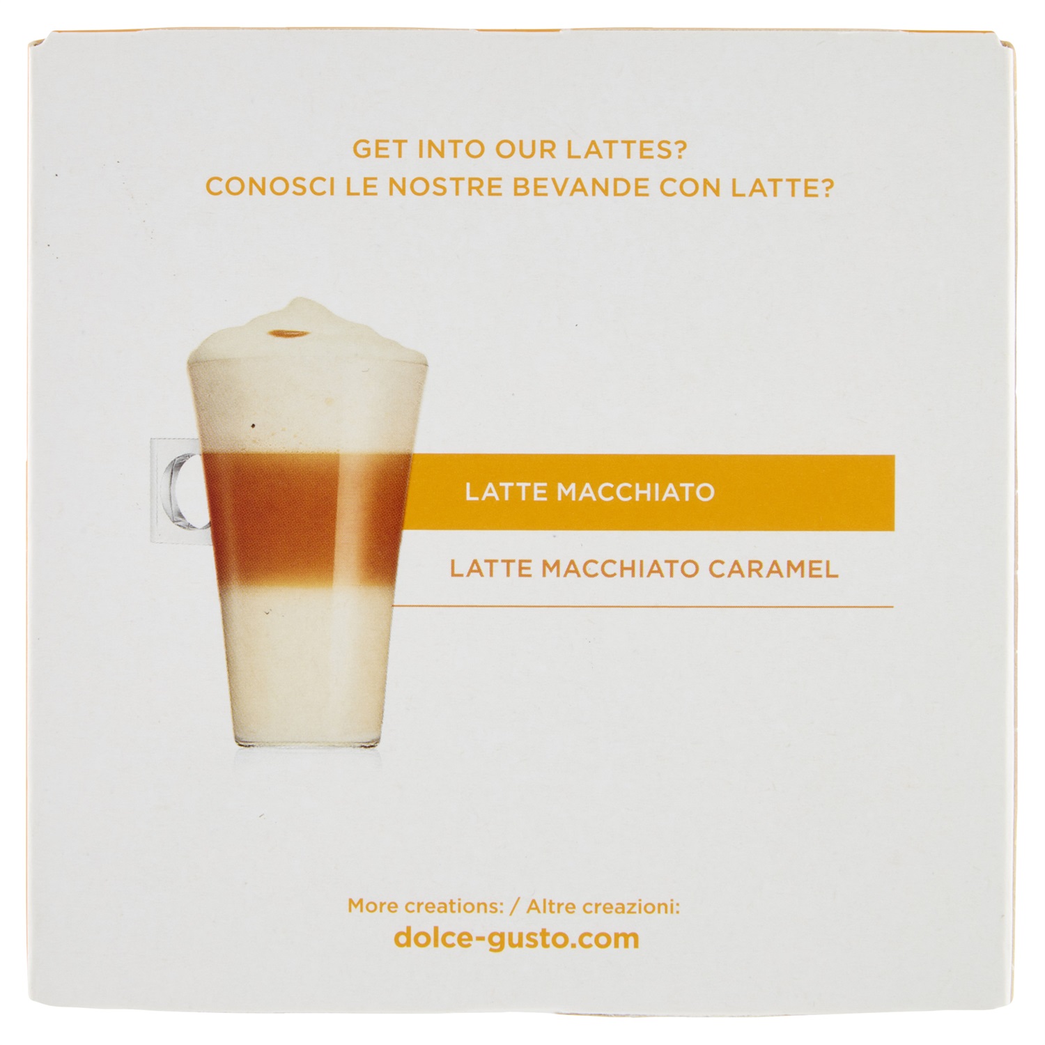 Nescafé Dolce Gusto Latte Macchiato - 16 Capsule Originali con Espresso Pura Arabica