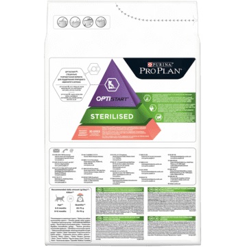 Purina Pro Plan Sterilised Kitten Healthy Start Cibo Secco per Gatti 3 kg Ricco in Salmone