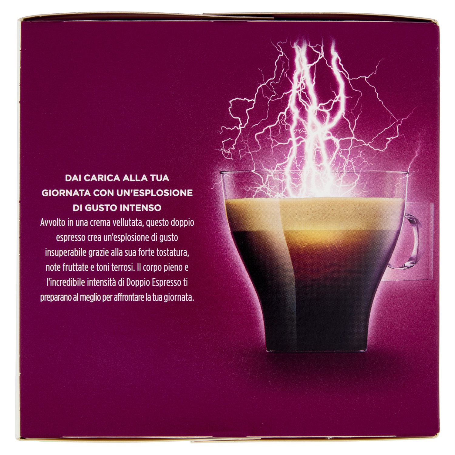 Nescafé Dolce Gusto Caffè Doppio Espresso - 16 Capsule, Intensità 10/13, Aroma Intenso con Note Fruttate e Crema Vellutata