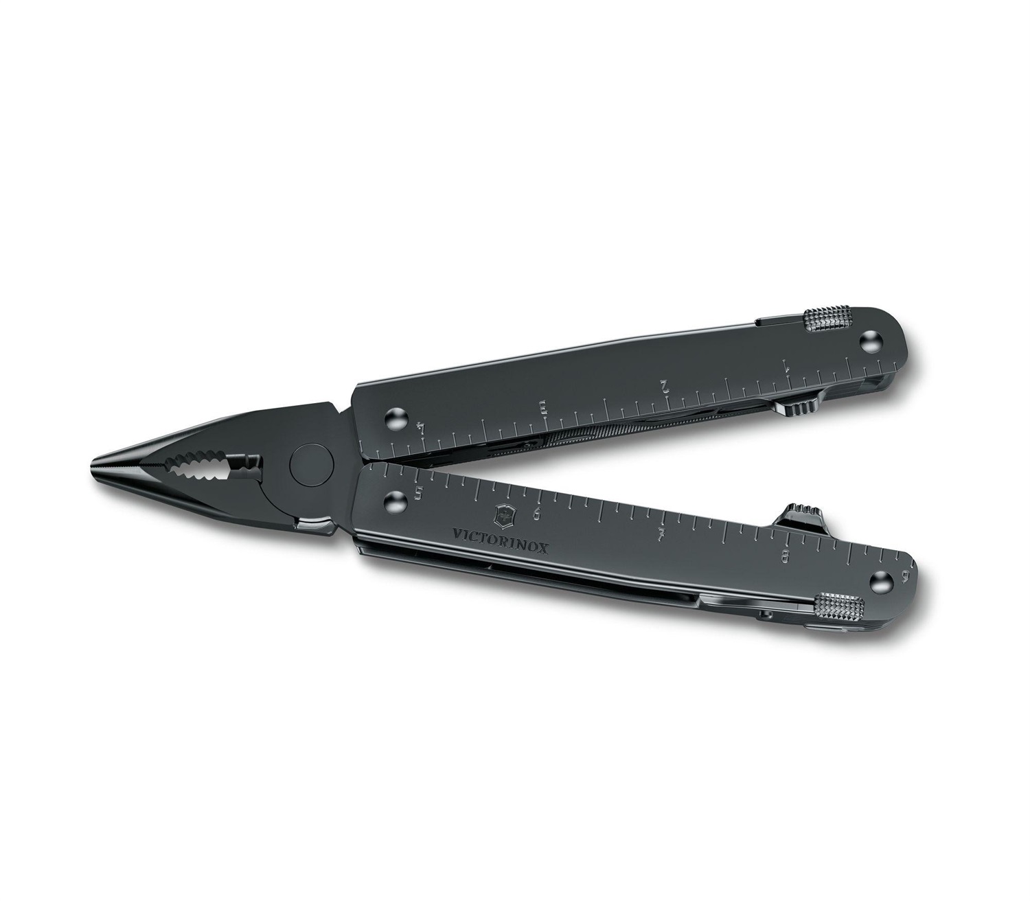 Victorinox Swiss Tool MXBS - Multi-strumento Tascabile 26 Funzioni con Pinza, Cacciavite, Apriscatole e Fodero in Nylon - Nero