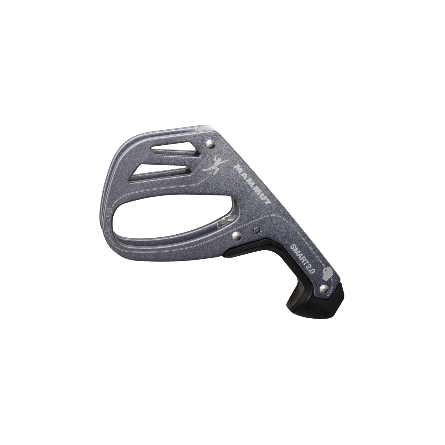 Mammut Smart 2.0 - Assicuratore Unisex Blu (Dark Ultramarine) con Sistema di Frenaggio Assistito, Taglia Unica