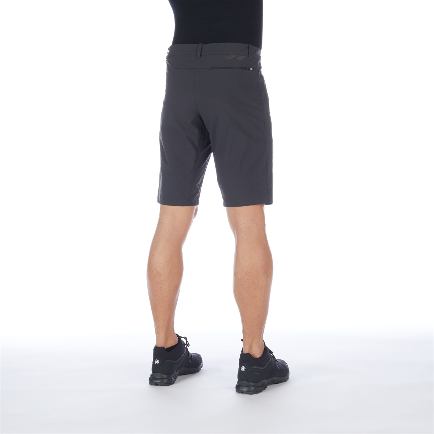 Mammut Pantaloncini da Uomo Hiking Shorts Nero - Leggeri, Elastici, Idrorepellenti, Taglia 52