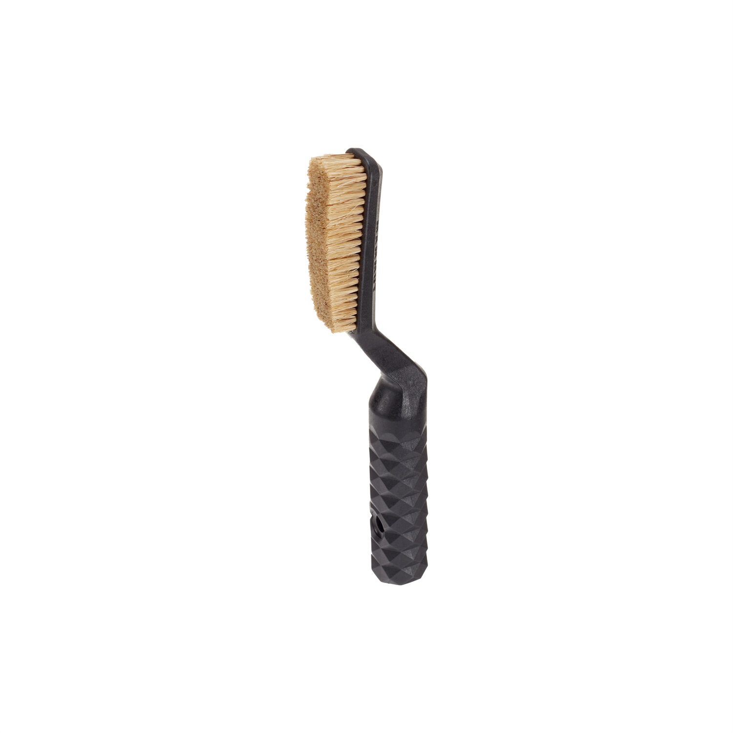 Mammut Crimper Brush - Spazzola da Boulder Unisex in Nero con Setole Naturali e Carta Vetrata Integrata