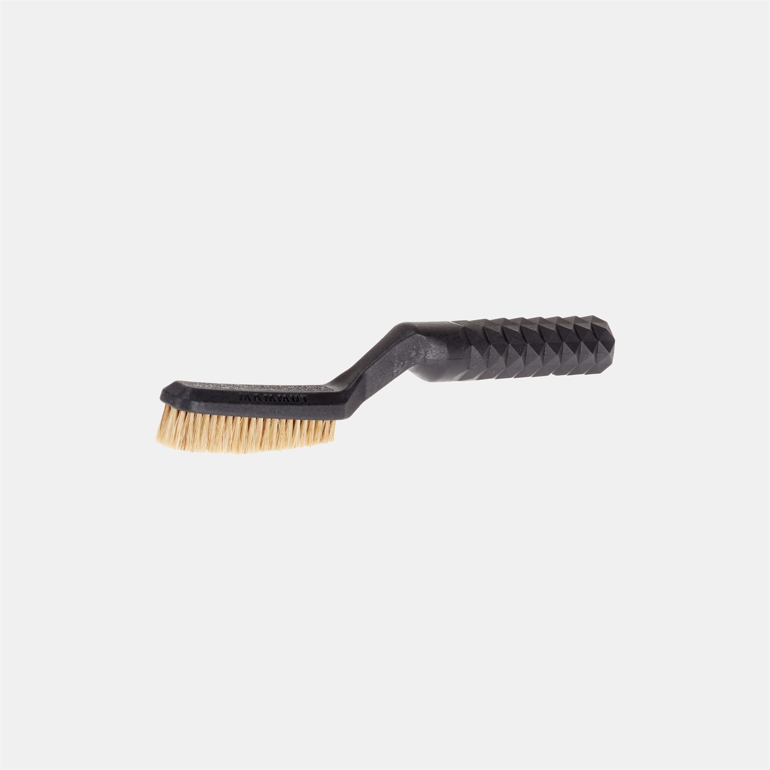 Mammut Crimper Brush - Spazzola da Boulder Unisex in Nero con Setole Naturali e Carta Vetrata Integrata