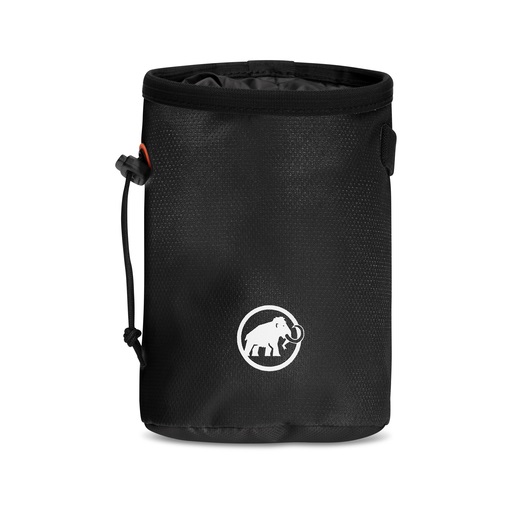Mammut Gym Basic Chalk Bag - Borsa Portamagnesite in Poliammide Riciclata, Nero, Taglia Unica, Design Funzionale con Chiusura Antipolvere