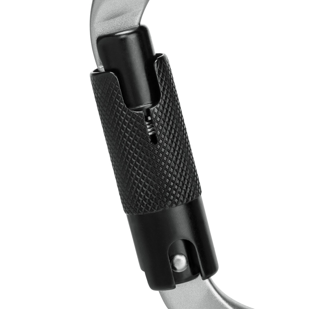 Mammut Classic HMS Twistlock Plus Moschettone A Forma di Pera in Alluminio Argento con Chiusura Twist-Lock e Sicurezza Automatica