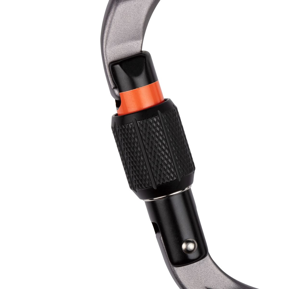 Mammut Workhorse HMS Screwgate Carabiner - Moschettone a Ghiera Grigio, Resistenza Verticale 25 kN, Ideale per Arrampicata