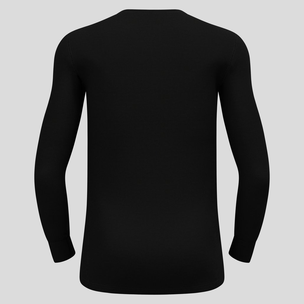 Odlo Active Warm Eco Maglietta Intima Tecnica a Maniche Lunghe Uomo - ZeroScent, Antimicrobica, Sostenibile
