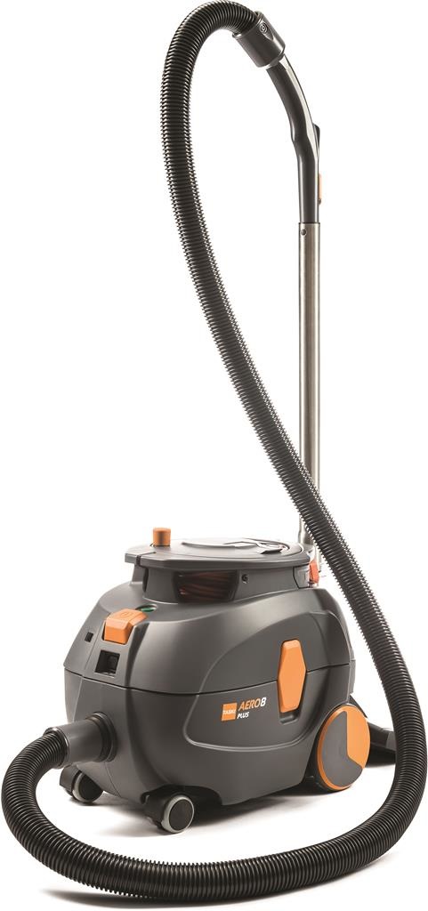 Taski Aero 8 Plus - Aspiratore a cilindro Secco, 13L, Silenzioso con Pulsante Eco, Avvolgicavo Integrato