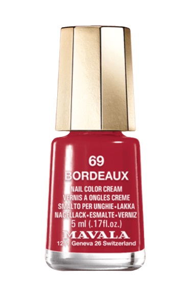 Mavala Mini Color Smalto per Unghie 69 Bordeaux 5 ml - Formula Cremosa e Pratiche Dimensioni