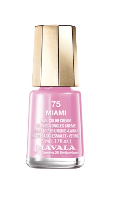 Mavala Mini Color Smalto per Unghie 5 ml - Colore Miami 75, Formula Anti-Asciugatura