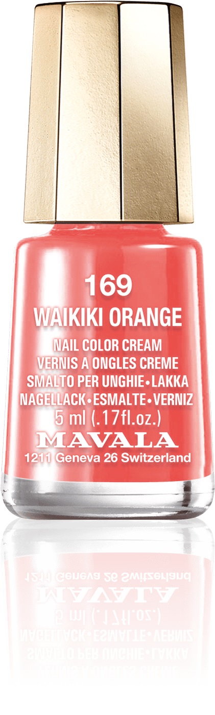 Mavala Mini Color Smalto per Unghie Waikiki Orange 5 ml - Formula Anti-Asciugamento