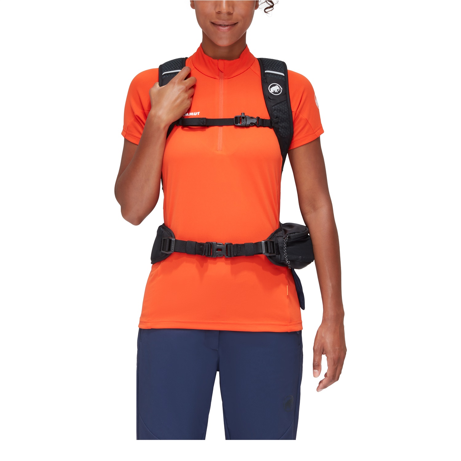 Mammut Lithium 20 Women Zaino da Trekking 20 L Nero Marino con Copertura Antipioggia e Supporto per Bastone