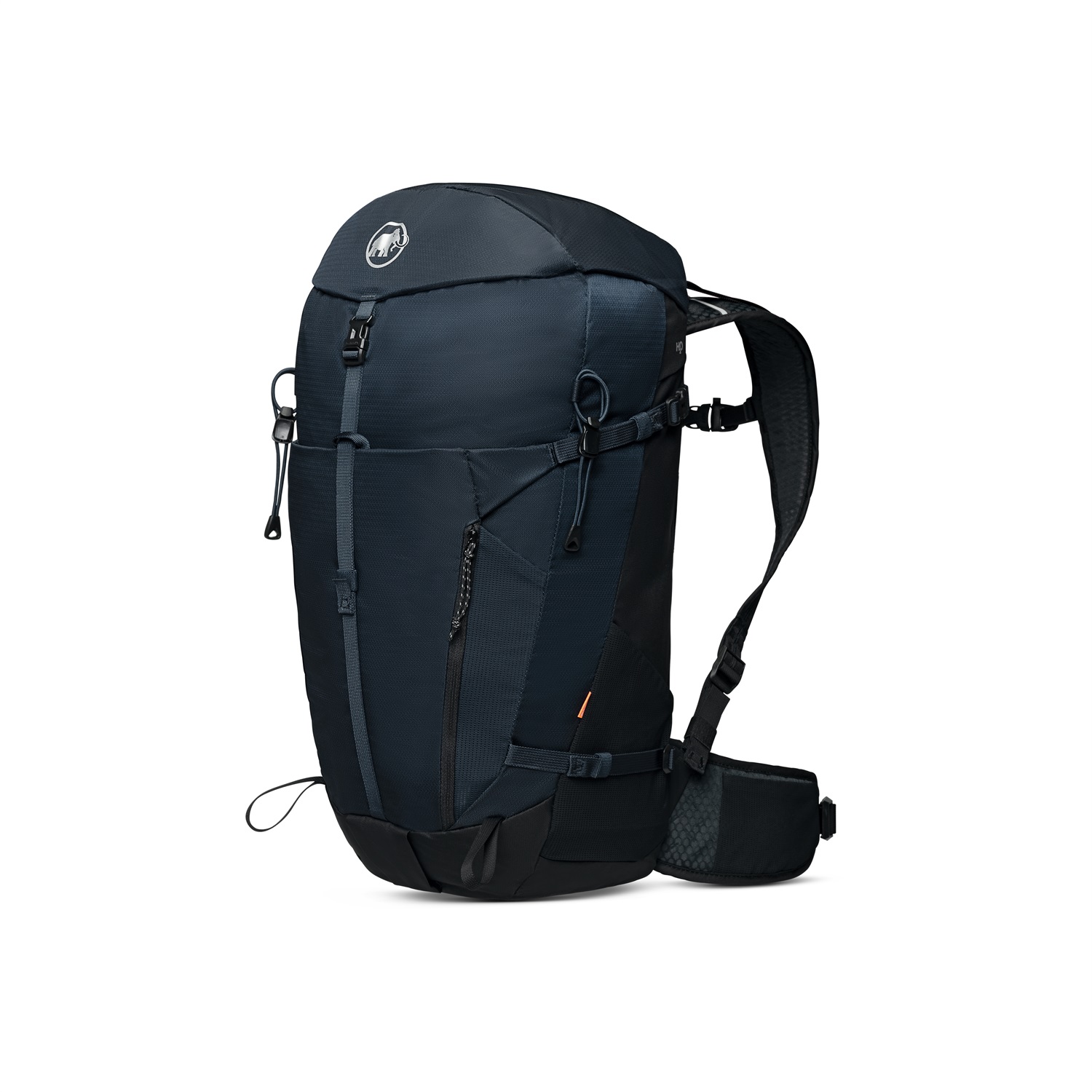 Mammut Lithium 30 Women Zaino Trekking da Donna 30 L Nero Marino - Sistema di Trasporto Anatomico, Materiali Riciclati, Parapioggia Integrato