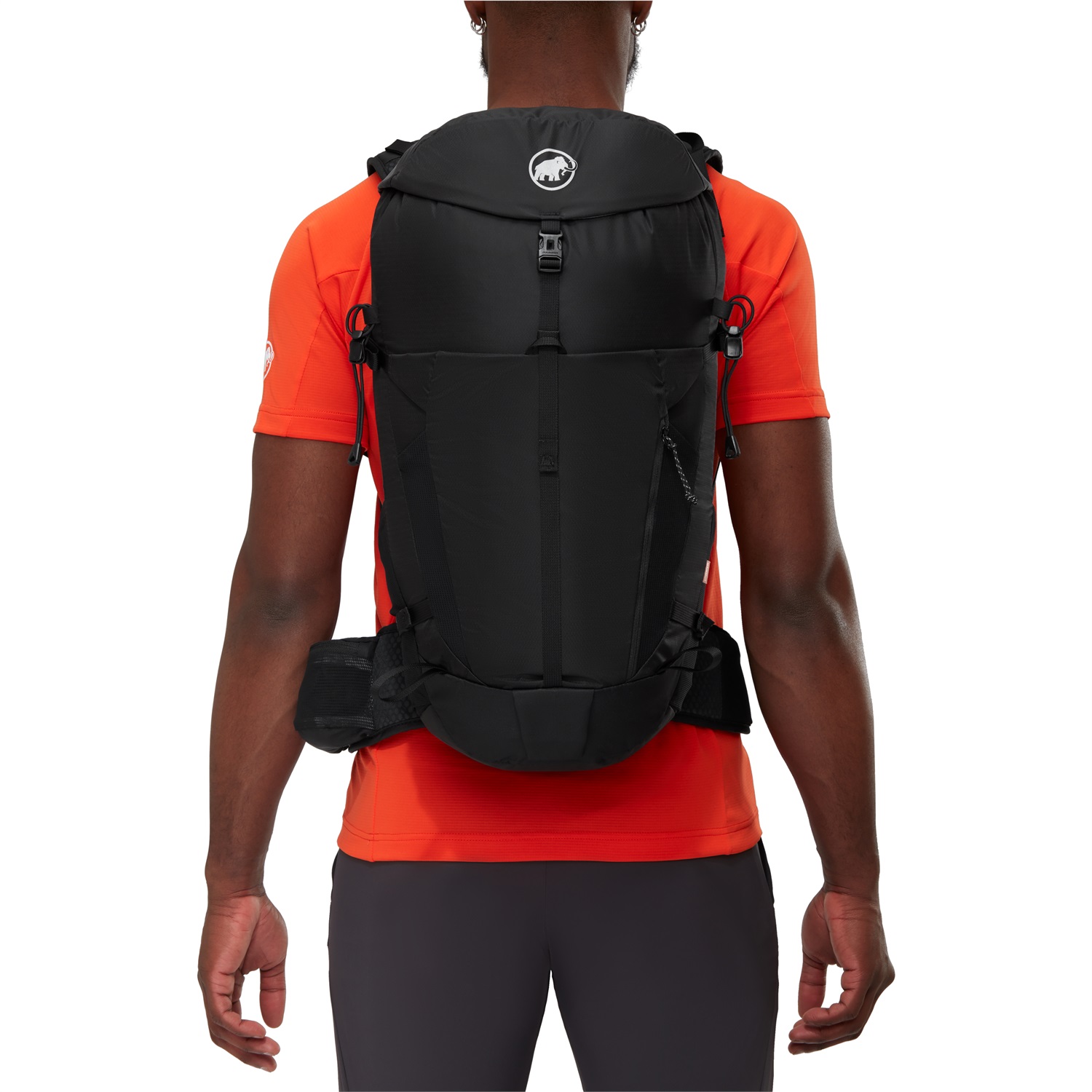 Mammut Lithium 30 Zaino da Trekking Unisex-Adulto Nero 30 L con Copertura Antipioggia e Materiali Riciclati