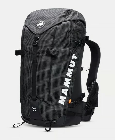 Mammut Trion 38 L Zaino Nero - Idrorepellente, Leggero e Ideale per Alpinismo e Arrampicata